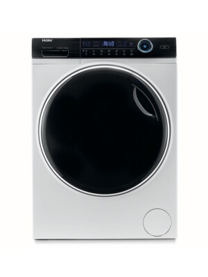 Lavatriçe Haier HWD100-B14979-S me tharëse, I-Pro Seria 7 e pavarur, 10 / 6 kg, 1400 RPM, Motori me lëvizje direkte, cikli i kombinuar i klasës D, i bardhë, L x H x I (cm) 60x62x85