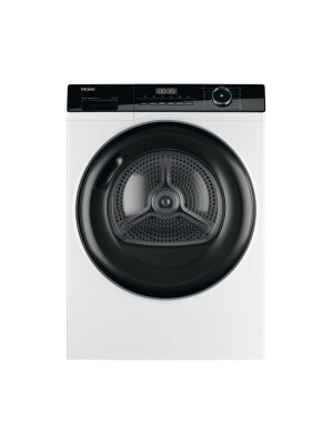Tharëse rrobash Haier HD80-A2939-S, e pavarur, 8 kg, pompë nxehtësie, klasi A++, e bardhë
