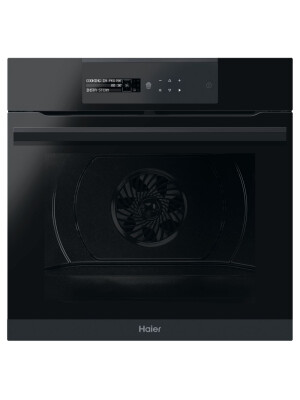 Furrë e integruar Haier HWO60SM6B5BH, Seria I-Message 6 me shumë nivele, 70 litra, Hydrolytic + Catalytic, A+, E zezë