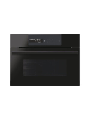 Furrë kompakte e integruar Haier HWO45NM6SXB1, avulli I-Message Compact Series 6 Steam, 34 litra, Klasa A++, E zezë