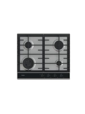 Furrë me gaz Haier HAHG6BF4XH, 4 zona, Seria 4, Inox, Materiali i Furrëtit: Pllaka Inox, 60 cm