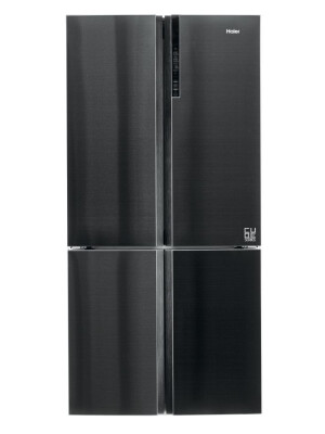 Ftohes me shumë dyer 90 Haier HTF-610DSN7 Seria 7 i pavarur, 4 dyer, pa ngricë, ndriçim LED, Klasa F, E zezë simbolike, L x H x I (mm) 908x750x1900