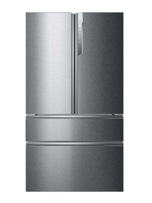 Frigorifer me shumë dyer Haier HB26FSSAAA FD 100 Seria 7.4 dyer, Pa ngricë, ndriçim LED, Klasi E, Titanium argjend, L x H x I (mm) 1005x760x1900