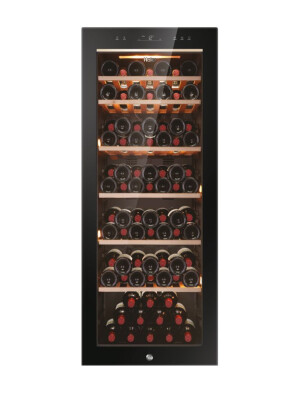 Ftohës i verës Wine Bank Seria 50 e pavarur, 1 zonë, 84 shishe, ndriçim LED, Klasa G, L x H x I (mm) 497x585x1270