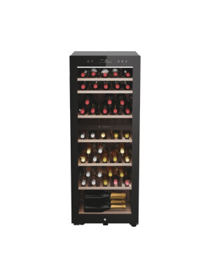 Ftohës i verës Wine Bank Seria 50, i pavarur, 2 zona, 77 shishe, ndriçim LED, Klasa G, L x H x I (mm) 497x585x1270
