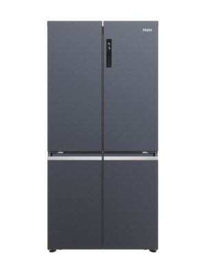 Ftohes me shumë dyer 90 Haier HCR5919ENMB Seria 5 e pavarur, 4 dyer, pa ngricë, ndriçim LED, klasi E, e zezë e krehur, L x H x I (mm) 908x648x1900