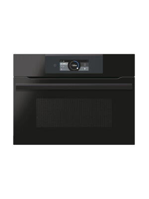 Furrë e kombinuar e integruar me mikrovalë Haier HWO45NB6T0B1, I-Touch Compact Series 6, Microvale - Combi, 34 litra, E zezë