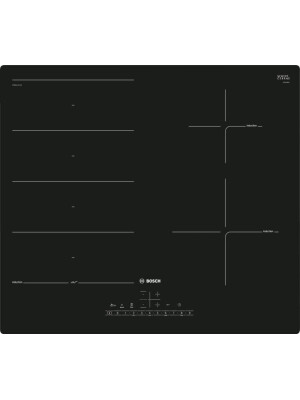 Pllakë me induksion Bosch PXE611FC1E, 60 cm E zezë