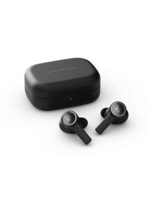 Kufje pa tel Bang & Olufsen Beoplay EX në vesh, anulim adaptiv i zhurmës, antracit i zi