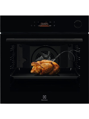 Furrë me avull Electrolux EOC8P39WZ, SteamCrisp WiFi me vetëpastruese pirolitike A+ 72 litra e zezë