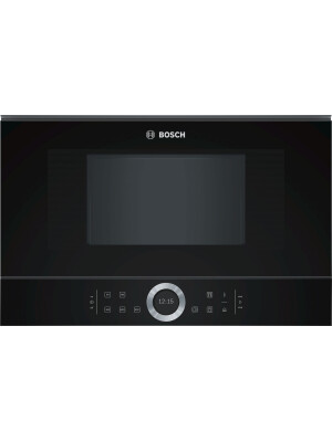 Furrë me mikrovalë Bosch BFL634GB1, 21 l, 900 W, E zezë