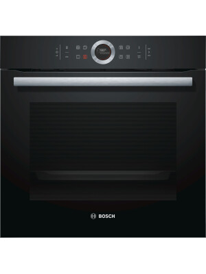 Furrë e integruar Bosch HBG675BB1, vetëpastruese pirolitike, 71 l, A+