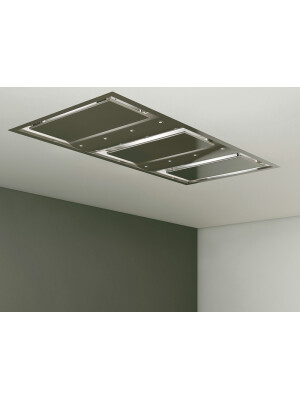 Aspirator tavani Pando E-250, lartësia 130 cm, V.1130, klasi A+,  inox