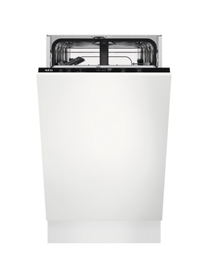 Enëlarëse plotësisht e integruar AEG FSE31407Z, AIRDRY, 45 cm, 9 komplete, inverter, F