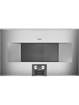 Furrë me mikrovalë të kombinuar Gaggenau, seria 400, 76 x 45 cm,  inox, BM485110
