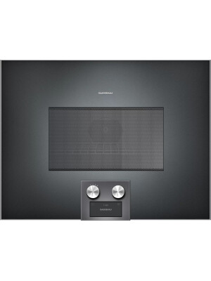 Furrë me mikrovalë të kombinuar Gaggenau, seria 400, 60 x 45 cm, antracit, BM455100