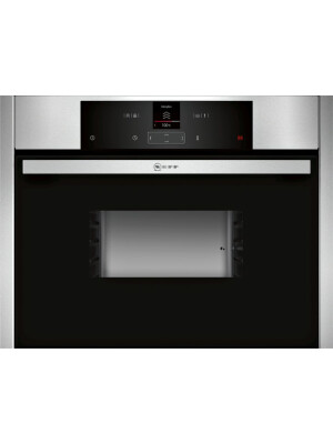 Furrë kompakte e integruar Neff C15DR00N0, me 100% avull,  inox, 38 l