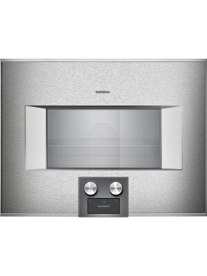Furrë e kombinuar me avull Gaggenau, seria 400, A, 50l, 60 x 45 cm,  inox, BS475112