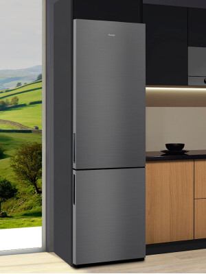Frigorifer Pando PFLX, NoFrost, 367 l, inox i errët