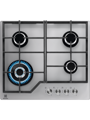 Pllakë me gaz Electrolux KGG64362S, sticla culoare argintiu