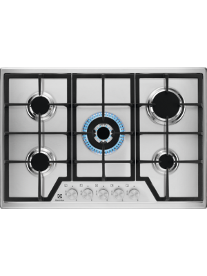 Pllakë me gaz Electrolux KGS7536SX,  inox