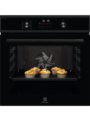 Furrë me avull Electrolux EOD6C77H, SteamBake, me vetëpastrim , 72 litra, e zezë, A+