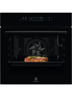 Furrë e integruar Electrolux COE7P31B, SenseCook, me vetëpastrim pirolitik, A+, 72 litra, E zezë