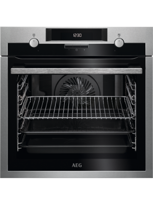 Furrë e integruar AEG BEE431310M, SURROUNDCOOK,  inox rezistent ndaj gjurmëve të gishtave, 71 l, A