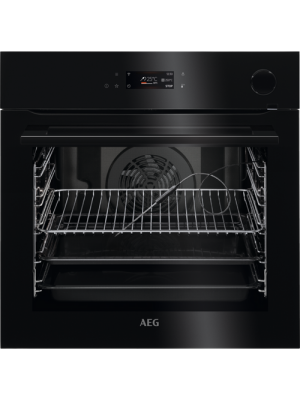 Furrë me avull AEG BSE778380B, STEAMCRISP, me vetëpastrim pirolitik, WIFI, 72 l, e zezë, A+