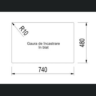 Lavaman kuzhine granit ZITO Imola jasemini
