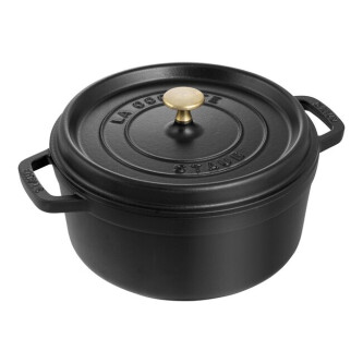 Tenxhere rrumbullake 24 cm, e zezë - Zwilling