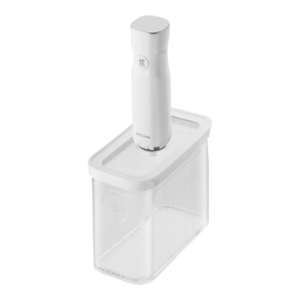 Kuti vakum CUBE 2M / 21 cm, transparente e bardhë - Zwilling