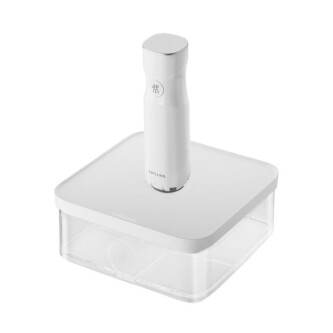 Kuti me vakum CUBE L / 21 cm, transparente-bardhë - Zwilling