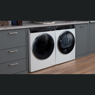 Rrobalarëse Haier HW120G-B14979U1S, I-Pro Series 7 Plus e pa inkorporuar, 12 kg, 1400 RPM, Motor me lëvizje direkte, Klasa A, E bardhë, 14 programe, L x H x L (cm) 60x69x85