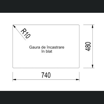 Lavaman kuzhine ZITO Imola graniti i zi