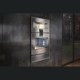 Furrë elektrike e integruar Gaggenau, seria 400, A, 110l, 76 x 67 cm, inox, BO481112