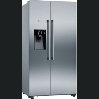 Krah për krah Neff KA3923IE0, shpërndarës akulli, NoFrost, 562 l, Inox, E