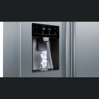 Krah për krah Neff KA3923IE0, shpërndarës akulli, NoFrost, 562 l, Inox, E