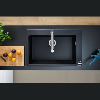 Rubinet kuzhine Hansgrohe Metris Select M71, levë e vetme me 2 vrima 200, grykë, 1jet