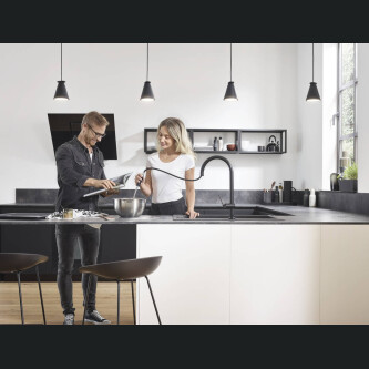 Rubinet kuzhine Hansgrohe Talis M54, nje leve 210, sprej i nxjerrshem, 2jet