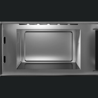 Furrë me mikrovalë të integruar Siemens BF922R1B1 e zezë,  inox, 21 l