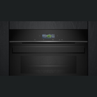 Furrë e integruar Siemens HB934GBB1 iQ700, 60 x 60 cm e zezë, inox, 71 l, A+