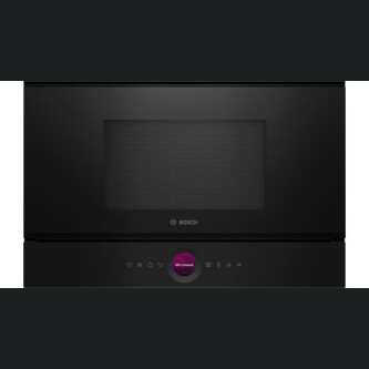Furrë me mikrovalë të integruar Bosch BFL7221B1, E zezë, 21 l, 900 W