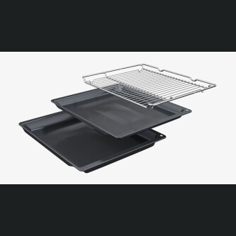 Furrë multifunksionale e integruar Bosch HBG7741B1, vetëpastrim pirolitik + sistem hidrolitik, 71 l, A+