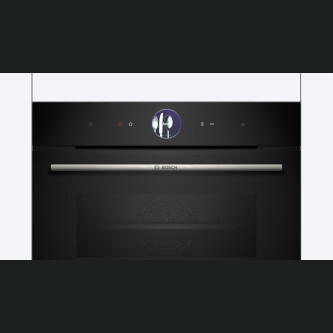 Furrë kompakte me funksion të integruar të avullit Bosch CSG7364B1.47 l, A+, e zezë