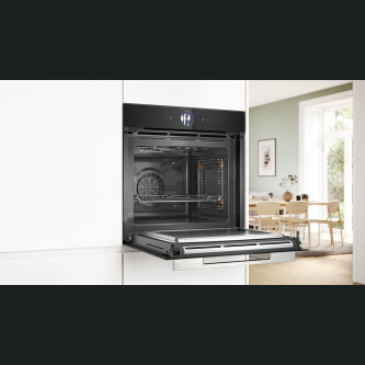 Furrë shumëfunksionale Bosch me opsion mikrovalë të integruar, vetëpastrim pirolitik + sistem hidrolitik, 67 l