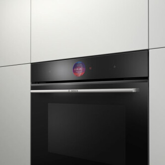 Furrë multifunksionale e integruar Bosch HBG7741B1, vetëpastrim pirolitik + sistem hidrolitik, 71 l, A+
