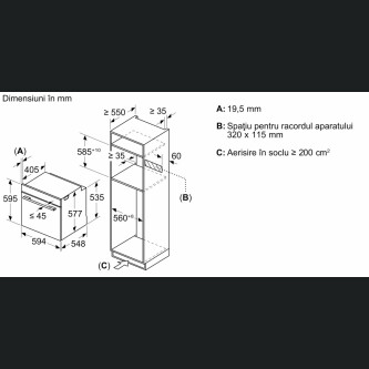 Furrë shumëfunksionale Bosch me opsion mikrovalë të integruar, vetëpastrim pirolitik + sistem hidrolitik, 67 l