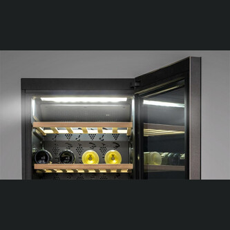Ftohës i verës Wine Bank 60 Seria 7, i pavarur, 2 zona, 236 shishe, ndriçim LED, Klasa G, L x H x I (mm) 597x714x1900