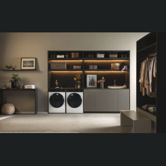 Rrobalarëse Haier HW80-B14959U1-S, Seria I-Pro 5 e pa inkorporuar, 8 kg, 1400 RPM, Motor me lëvizje direkte, Klasi A, E bardhë, L x H x I (cm) 60x57x85
